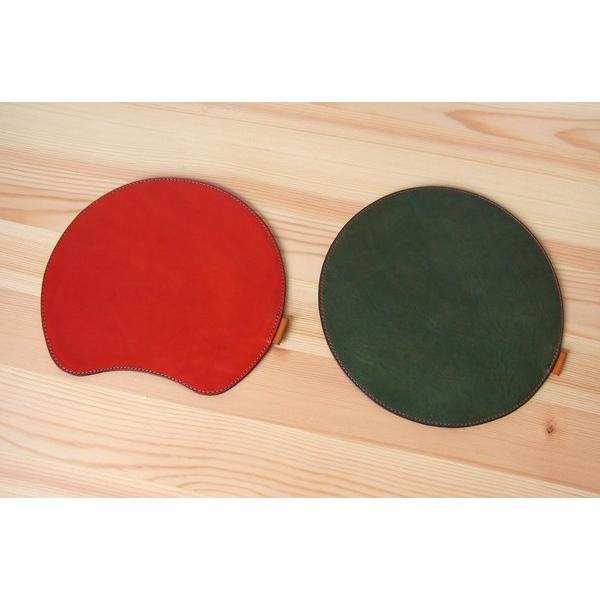 マウスパッド　レザートレー　イタリアヌメ フラット