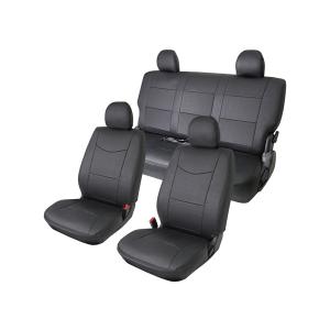 ハイエース200系GLシート ハイエース 200系 S-GL シートカバー 10点 フロント セカンド 赤 黒