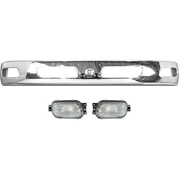 キャンター メッキパーツ フロントバンパー 純正タイプ フォグランプ ワイド 2t ジェネレーション...