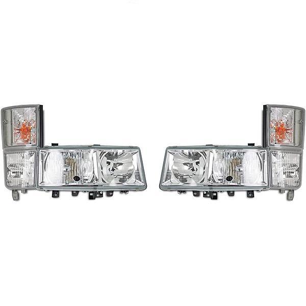 ファイター ヘッドライト クリア コーナーレンズ 4点 純正タイプ NEWファイター