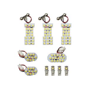 日産 セレナ C26系 LED ルームランプ 10点 SMD 室内灯 イエロー TN-6090｜tristars-japan