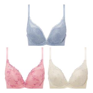 セール20％OFF AMOSTYLE サマーリリー 夢みるブラ Deep V クールマジック ブラジャー AMST1349 WHU JX