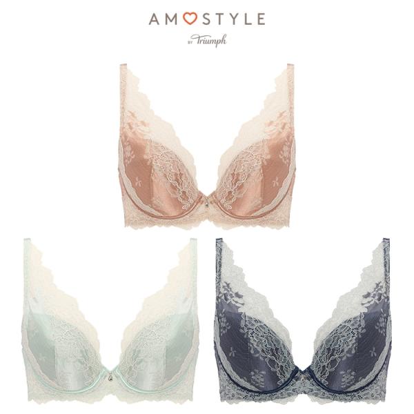 セール (アモスタイル)AMOSTYLE グレイスフルシャイン チャーミングラマー ブラジャー(B,...