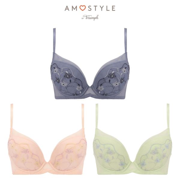 セール33％OFF (アモスタイル)AMOSTYLE エントリーコレクション 3/4カップブラ＆ショ...