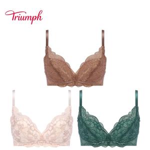 セール23％OFF (トリンプ)Triumph 天使のブラ(R) スリムライン581 ノンワイヤーブラジャー(B,C,D,Eカップ) TR581 P｜triumph-amosstyle