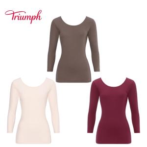 セール (トリンプ)Triumph 海底火山インナー5400 8分袖トップ(M,Lサイズ) TR5400 Top(8)