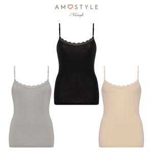 まとめ買い対象(アモスタイル)AMOSTYLE キャミソール ベーシックインナー AMST1520 Top(S) JX