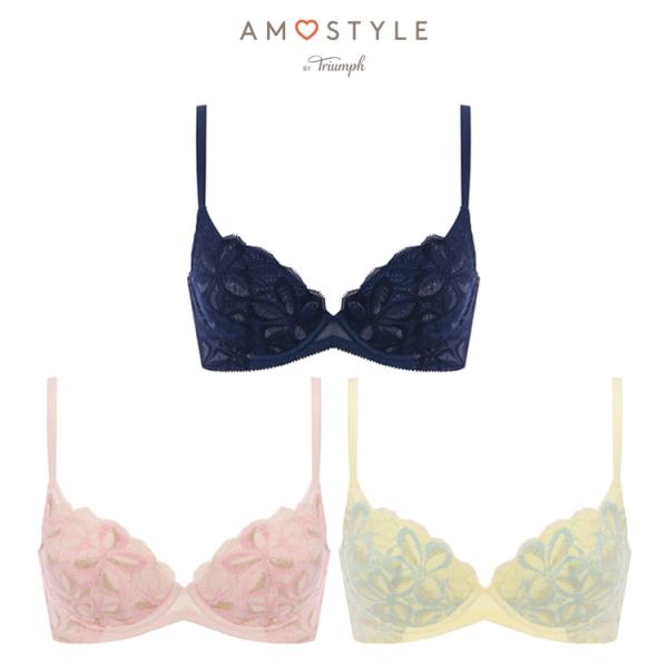 (アモスタイル)AMOSTYLE チャーミングラマー スリムライン ブラジャー トゥインクル アワー...