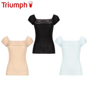 （トリンプ）Triumph 天使の扉3065 フレンチ袖トップ G3065 Top(F)