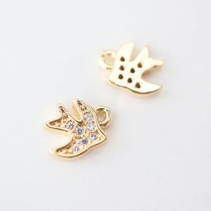 K18パーツ ミラーボールビーズ 2mm アクセサリーパーツ 18金 1個売り 