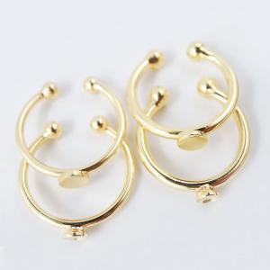 『在庫処分価格』14KGF 台座 リング パー...の詳細画像2