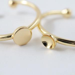 『在庫処分価格』14KGF 台座 リング パー...の詳細画像3