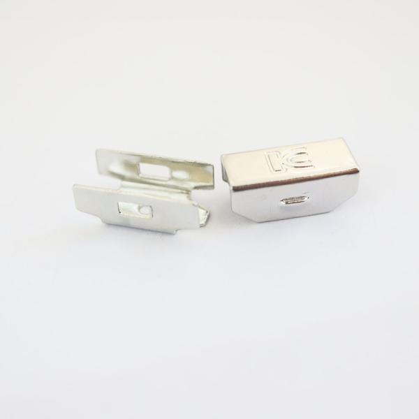 ニッケルフリー スチール製 上下タイプ ゴム留め具 10セット