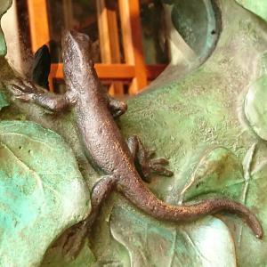 トカゲ ヤモリ モザイク 栓抜き付き マグネッ...の詳細画像3