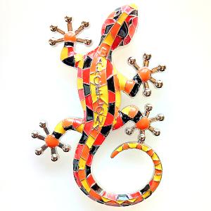 トカゲ ヤモリ モザイク マグネット サグラダ...の詳細画像1