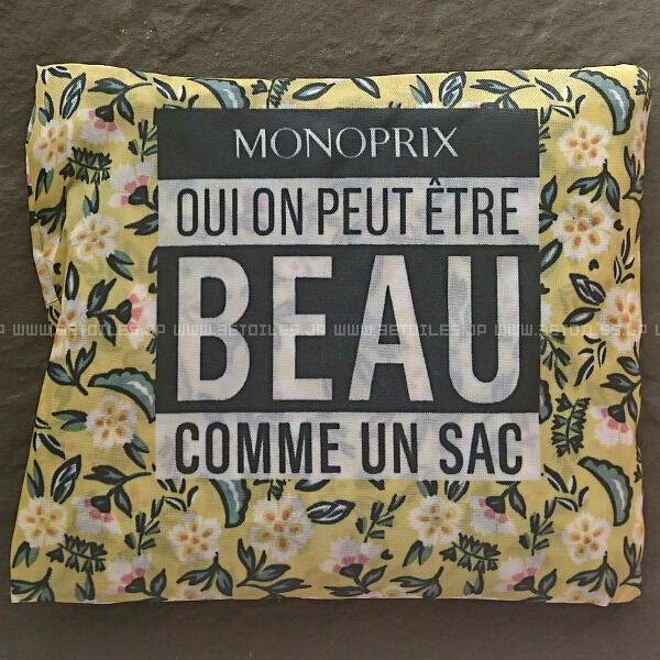 モノプリ エコバッグ フラワー MONOPRIX フランス