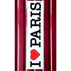 I LOVE PARIS ステッカー 白 Lサイズ 日本未発売