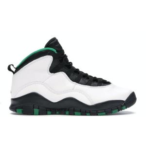 ジョーダン キッズ/レディース レトロ１０ バッシュ Air Jordan Retro 10 GS スニーカー White/Black/Pine Green/Amarillo｜troishomme