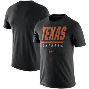 ナイキ メンズ "Texas Longhorns" Nike Icon Wordmark Performance T-Shirt Tシャツ 半袖 Black｜troishomme