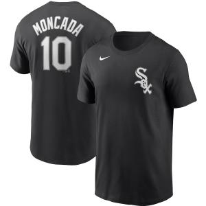 ナイキ メンズ Tシャツ Yoan Moncada Chicago White Sox Nike Name & Number T-Shirt 半袖 Black｜troishomme