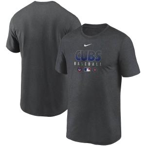 ナイキ メンズ Tシャツ Chicago Cubs Nike Authentic Collection Team Performance T-Shirt 半袖 Gray｜troishomme