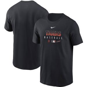 ナイキ メンズ Tシャツ Detroit Tigers Nike Authentic Collection Team Performance T-Shirt 半袖 Navy｜troishomme