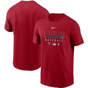 ナイキ メンズ Tシャツ Minnesota Twins Nike Authentic Collection Team Performance T-Shirt 半袖 Red｜troishomme