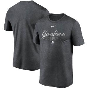ナイキ メンズ Tシャツ New York Yankees Nike Authentic Collection Legend Performance T-Shirt 半袖 Charcoal｜troishomme