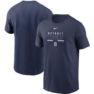 ナイキ メンズ Tシャツ Detroit Tigers Nike Color Bar T-Shirt 半袖 Navy｜troishomme
