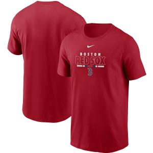 ナイキ メンズ Tシャツ Boston Red Sox Nike Color Bar T-Shirt 半袖 Red｜troishomme