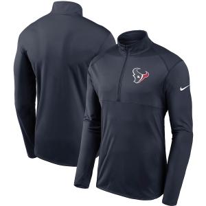 ナイキ メンズ ジャケット "Houston Texans" Nike Fan Gear Element Performance Half-Zip Pullover Jacket - Navy｜troishomme