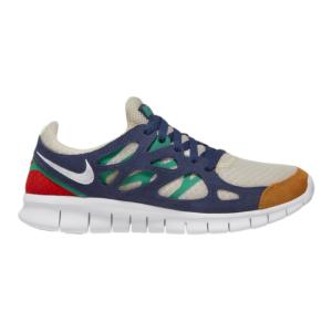 ナイキ メンズ ランニングシューズ Nike Free Run 2 - Grey/White/Navy｜troishomme