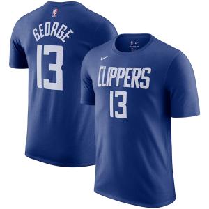 ナイキ メンズ Tシャツ Paul George "LA Clippers" Nike Name & Number T-Shirt - Royal｜troishomme