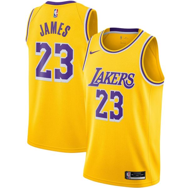 ナイキ メンズ ジャージ LeBron James &quot;Los Angeles Lakers&quot; Nik...