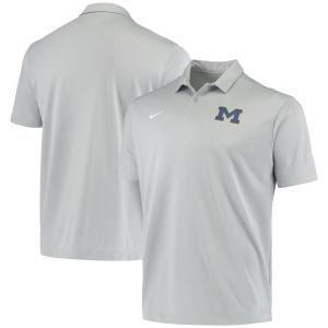 ナイキ メンズ ポロシャツ "Michigan Wolverines" Nike College Performance Polo - Gray｜troishomme