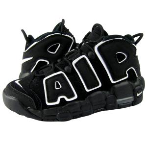 ナイキ キッズ レディース モアアップテンポ Nike Gs モアテン Air More Uptempo アパレル Gs スニーカー モアテン Black White Black 高額レア 4150 002 バッシュ アパレル Troishomme開店記念セールの 初回限定お試し価格 の