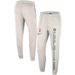 ナイキ メンズ スウェットパンツ "Boston Celtics" Nike 75th Anniversary Courtside Fleece Pants - Ash/Kelly Green｜troishomme