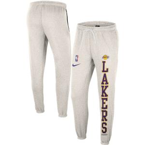 ナイキ メンズ スウェットパンツ "Los Angeles Lakers" Nike 75th Anniversary Courtside Fleece Pants - Oatmeal｜troishomme