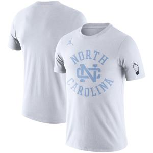 ジョーダン メンズ Tシャツ North Carolina Tar Heels Jordan Brand Basketball Retro 2-Hit T-Shirt - White｜troishomme