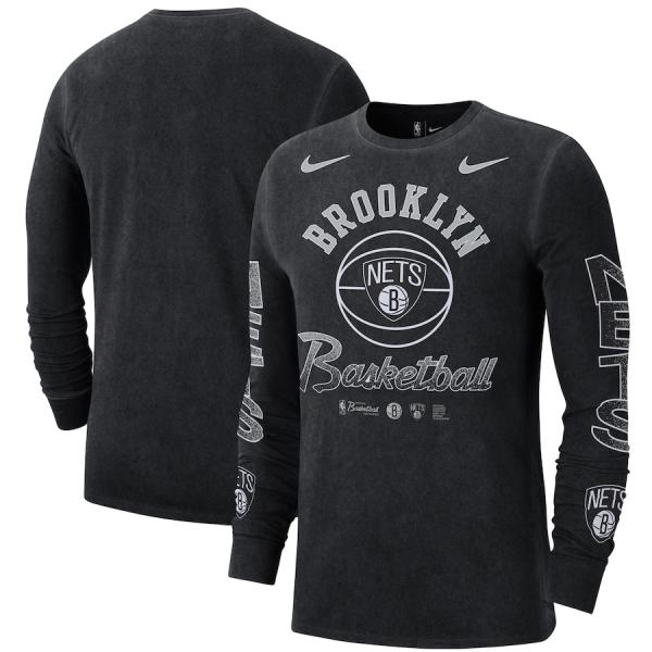 ナイキ メンズ Tシャツ ロンT 長袖 ネッツ &quot;Brooklyn Nets&quot; Nike Court...