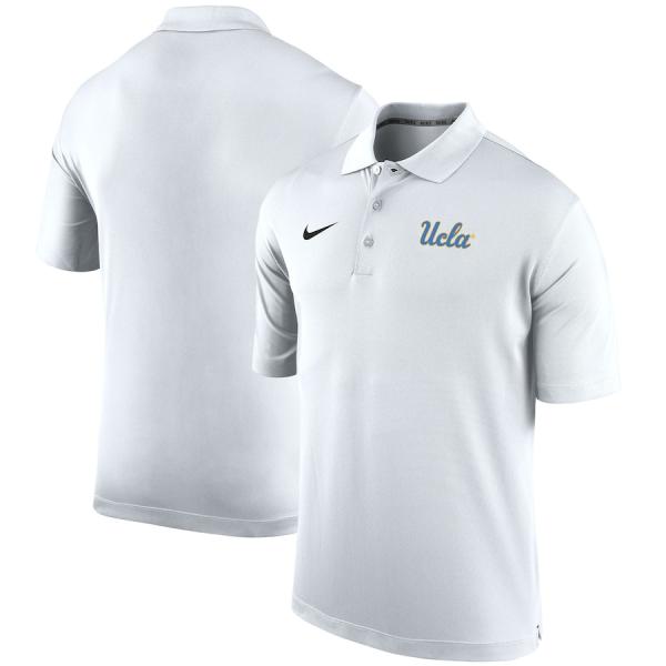 ナイキ メンズ ポロシャツ UCLA Bruins Nike Varsity Polo - Whit...