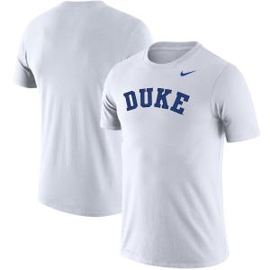 ナイキ メンズ Tシャツ Duke Blue Devils Nike School Logo Legend Performance T-Shirt - White｜troishomme