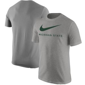 ナイキ メンズ Tシャツ "Michigan State Spartans" Nike Big Swoosh T-Shirt - Gray｜troishomme