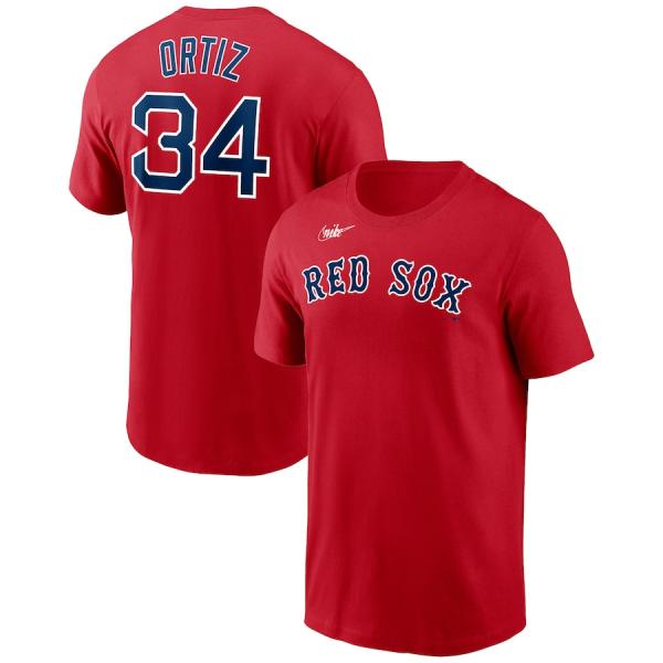 ナイキ メンズ Tシャツ レッドソックス David Ortiz &quot;Boston Red Sox&quot; ...