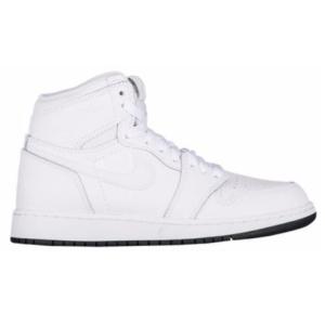 ジョーダン レトロ１ ハイ キッズ/レディース Jordan 1 Retro High スニーカー White/Black/White｜troishomme