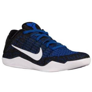 ナイキ メンズ  コービー１１ Nike Kobe XI 11 Elite Low "Mark Parker" バッシュ Black/Blue Lagoon｜troishomme