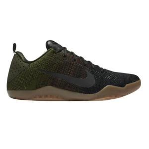 ナイキ メンズ  コービー１１ Nike Kobe XI 11 Elite Low 4KB "Black Horse" バッシュ Black/Team Red/Rough Green｜troishomme