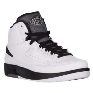 Jordan Retro 2 II&lt;br&gt;キッズ/レディース White/Black/Dark Gr...