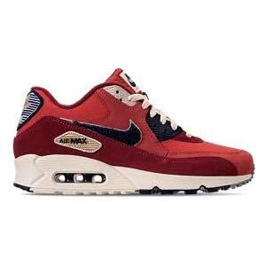 ナイキ エアマックス９０ メンズ スニーカー レッド 赤 バーシティパック Nike Air Max 90 Premium SE University Red｜troishomme