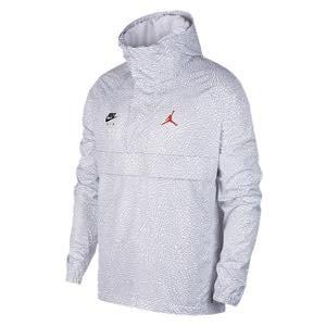 ジョーダン メンズ Jordan JSW Wings 1988 Anorak ジャケット White/Gym Red ウィンドブレーカー プルオーバー アノラック｜troishomme